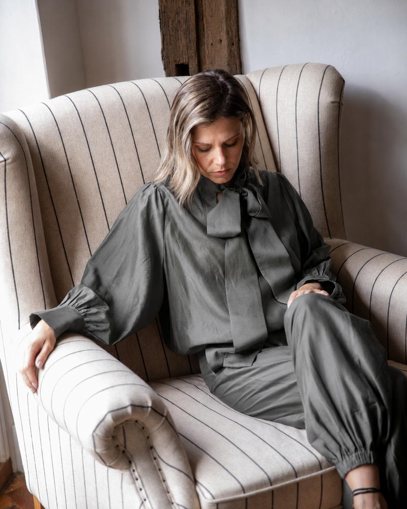 Frances Shirt | Smoke Grey