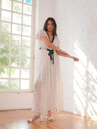 Chloe Spot Ivory Dress in