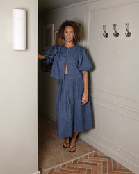 Gloria Skirt | Dark Denim
