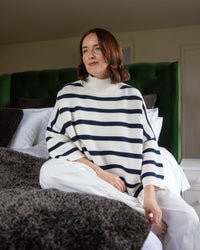 Vicki Jumper | Stripe Navy/Ivory