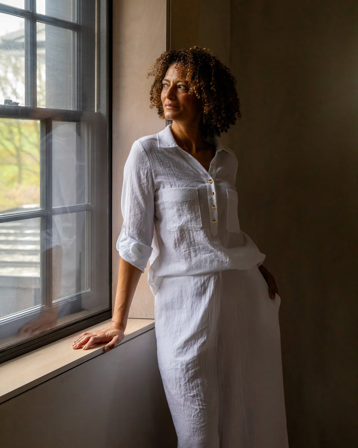 Zoe Shirt | White