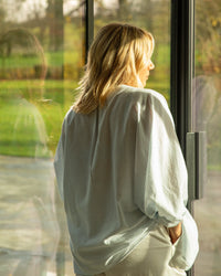 Scarlett Stripe Shirt | Blue