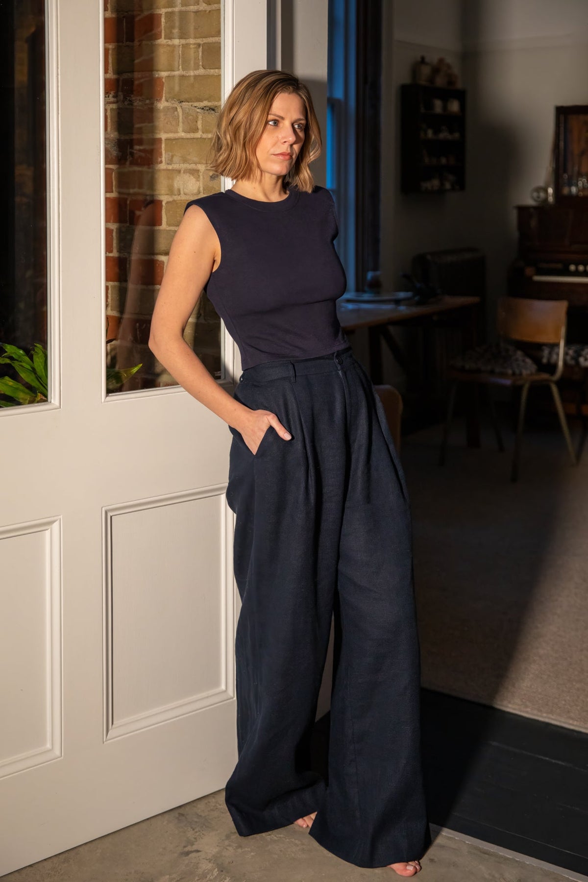 Jasmine Trouser | Navy