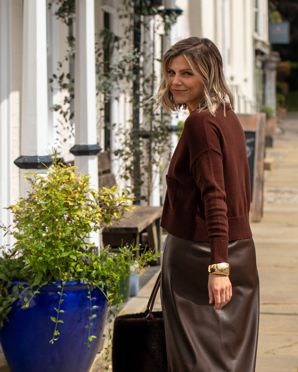 Andrea Cardigan | Chocolate