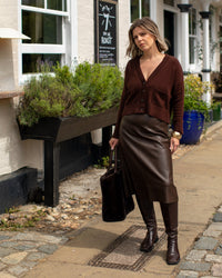 Andrea Cardigan | Chocolate