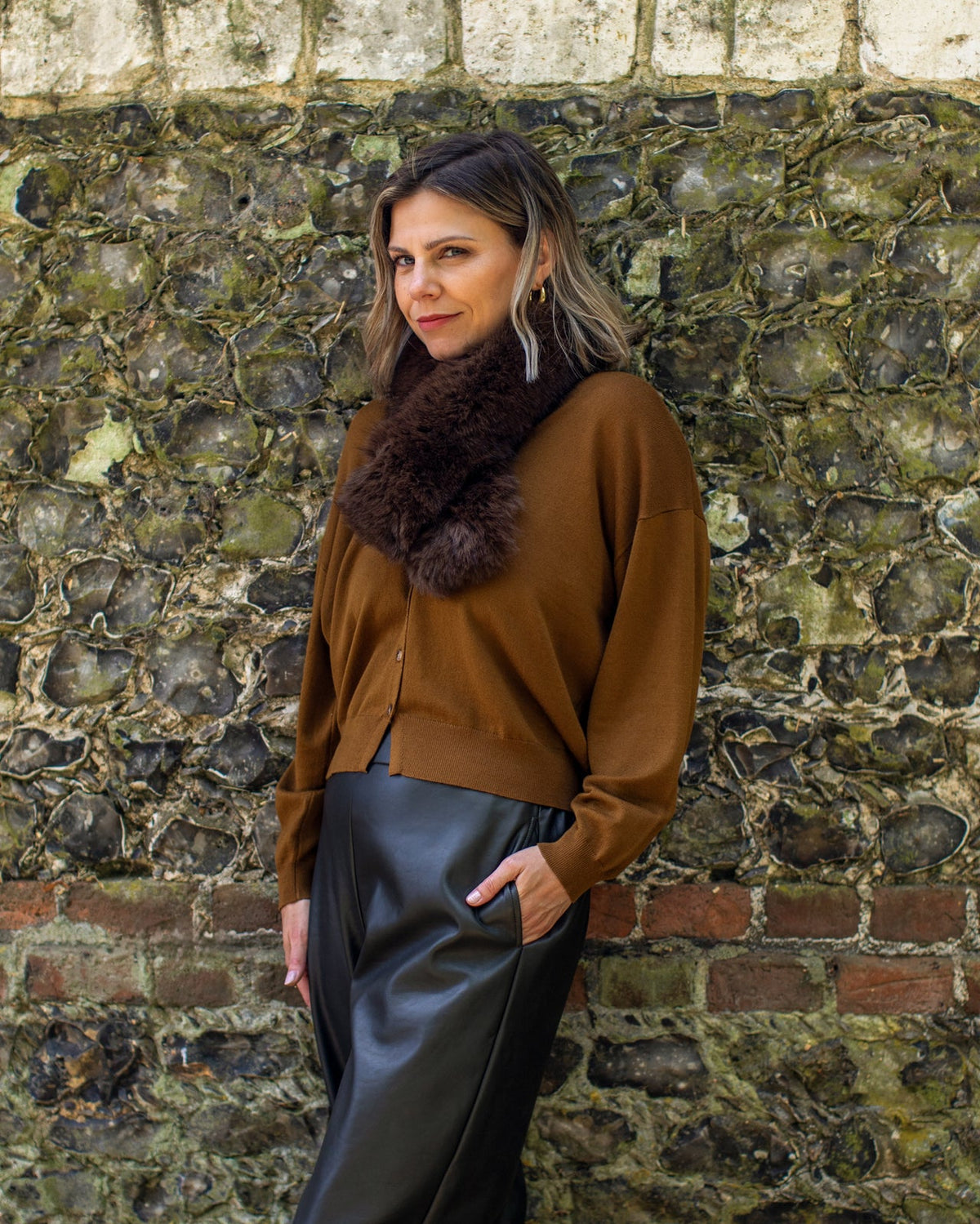 Faith Scarf | Dark Chocolate