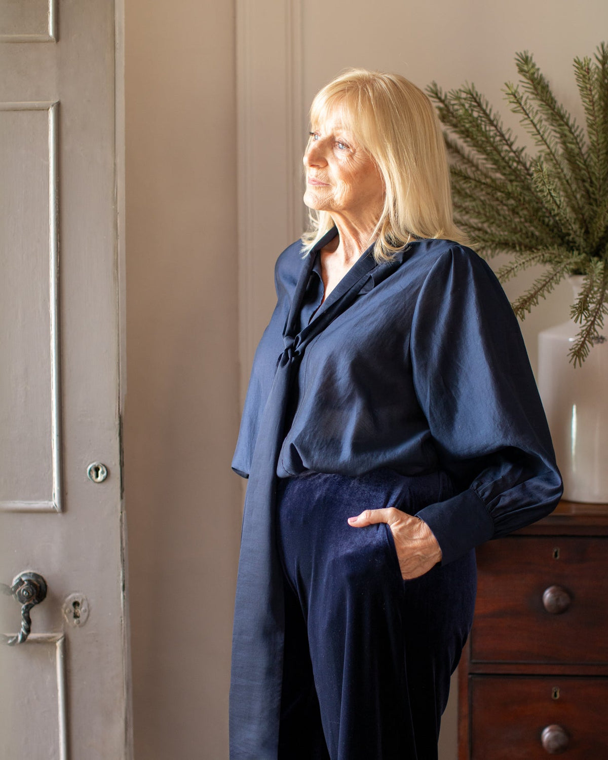Frances Shirt | Navy