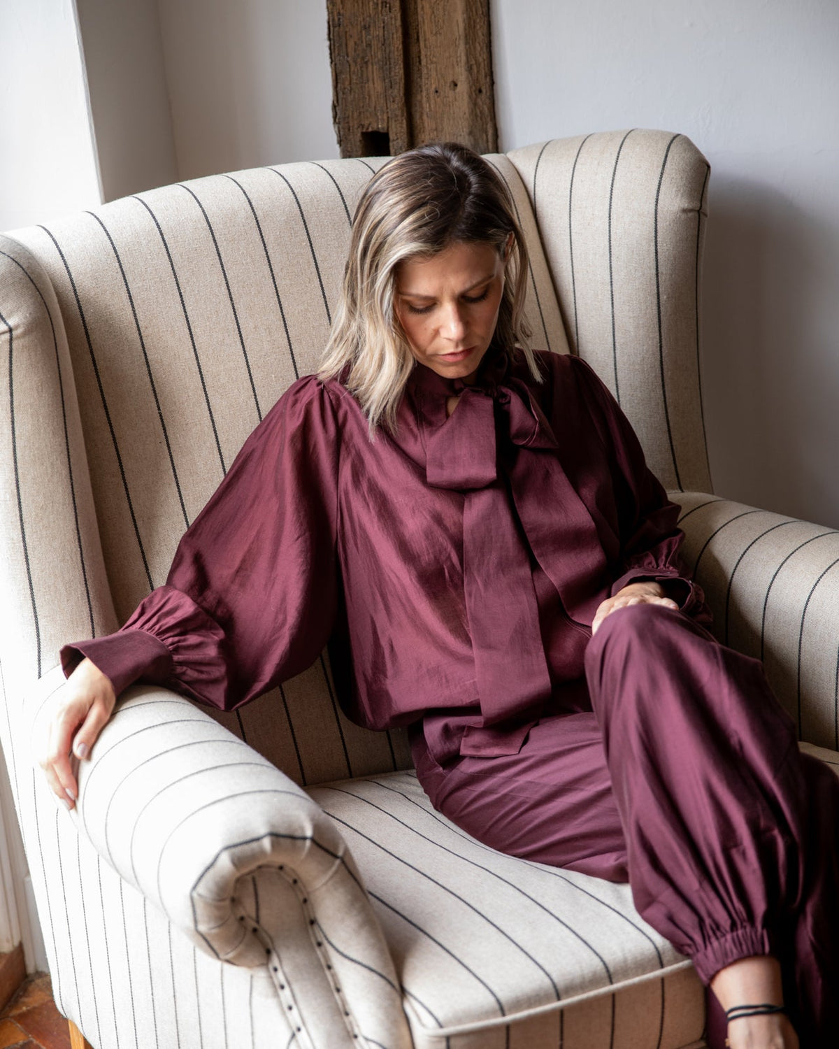 Frances Shirt | Merlot