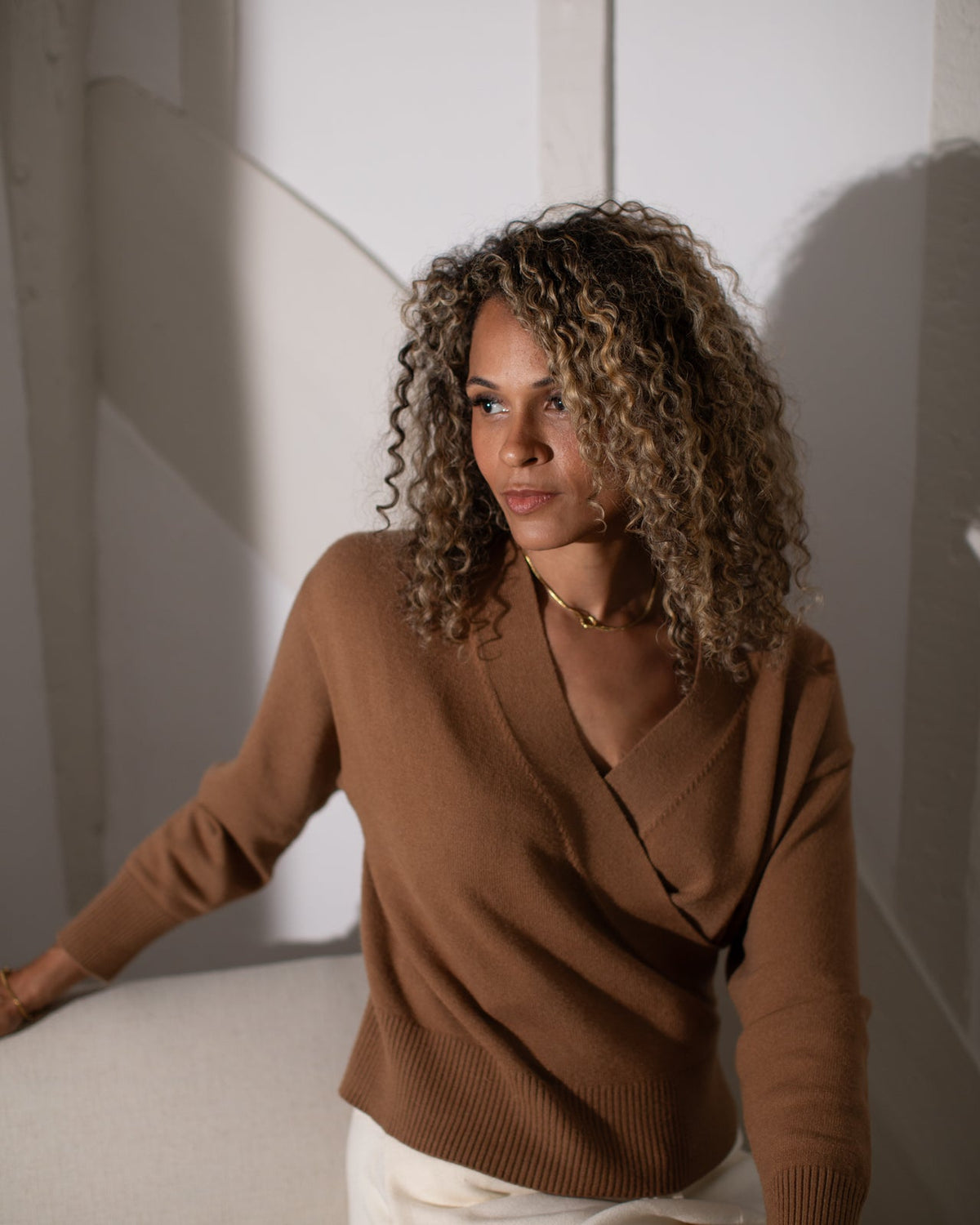 Emily Jumper | Camel