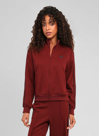 Habyva Tracksuit Jacket | Burgundy