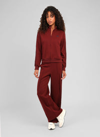 Habyva Tracksuit Jacket | Burgundy