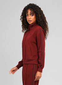 Habyva Tracksuit Jacket | Burgundy