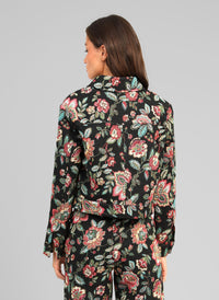 Halino Jacket | Black Floral