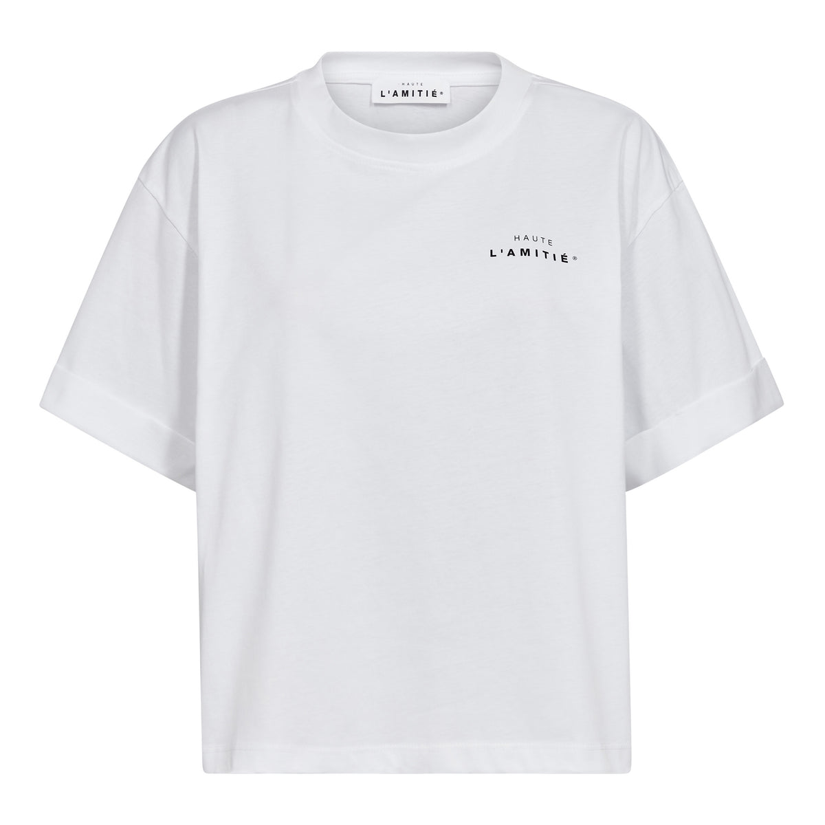 HL Crew Neck Crop Tee