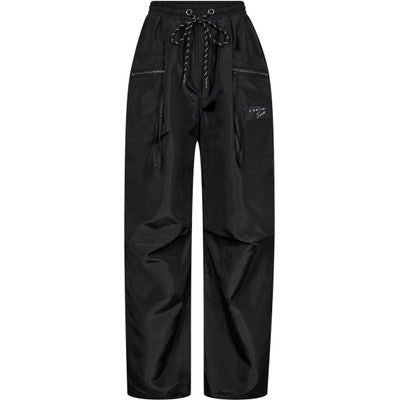 Cargo Zip Pocket Trousers | Black