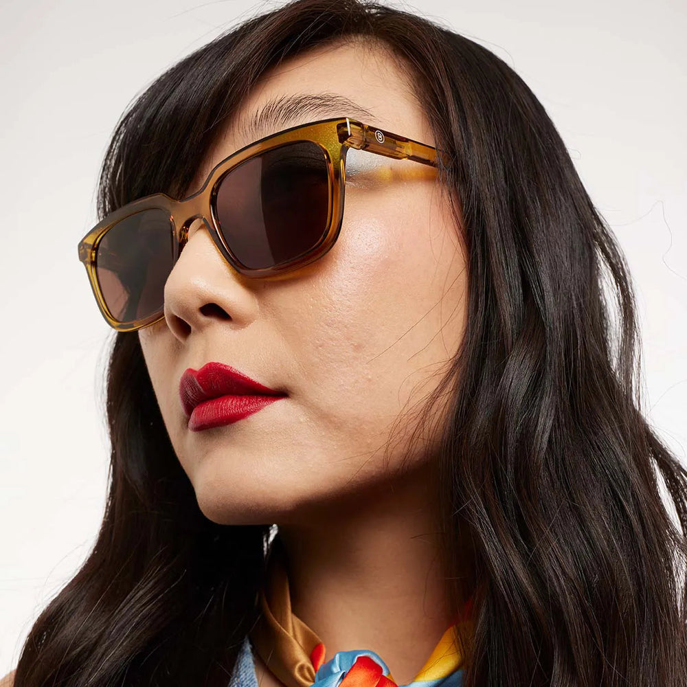 Holly Sunglasses | Glossy Ecru Olive