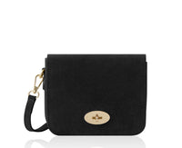Cross-Body Large Flap Suede Bag