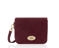 Cross-Body Large Flap Suede Bag