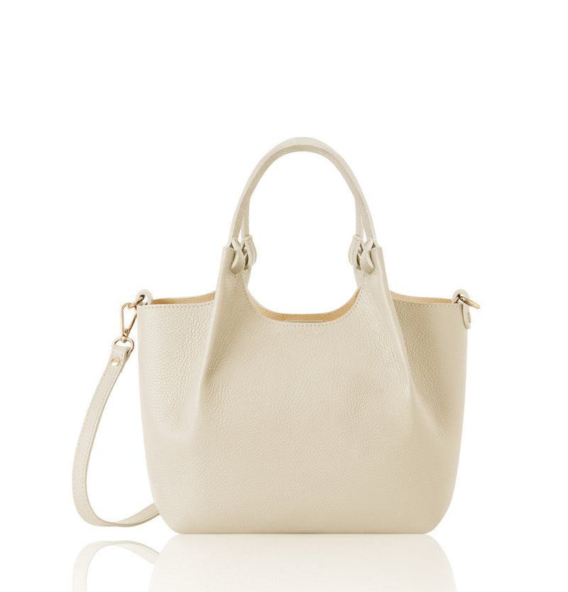 Leather Fold Tote Bag