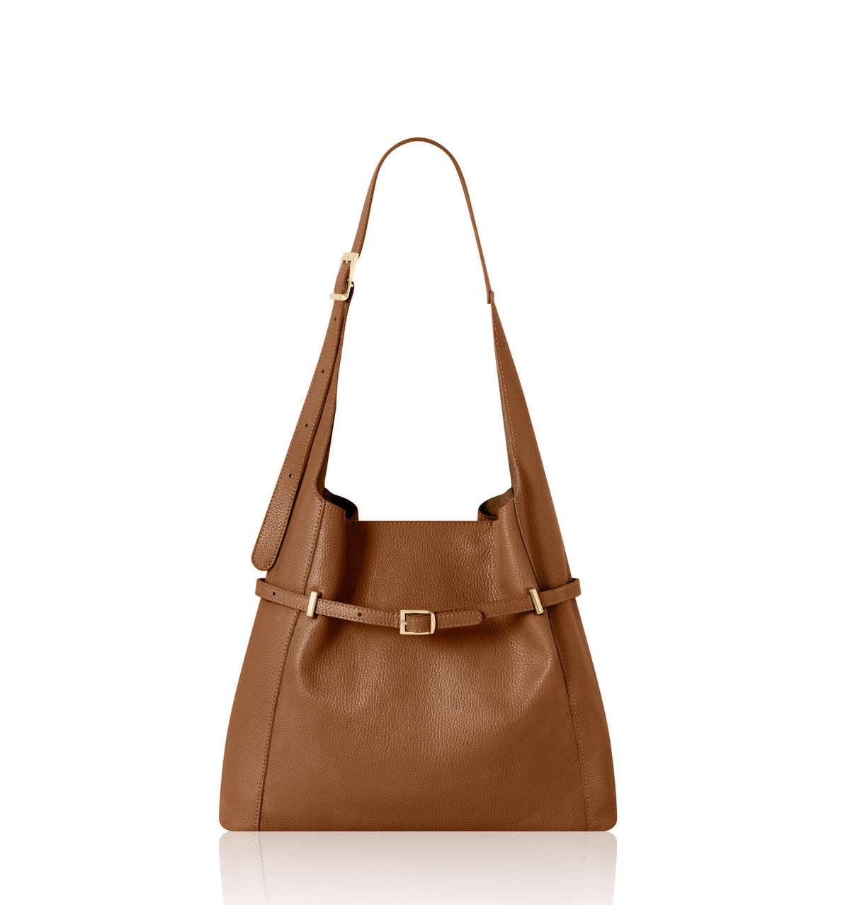 Leather Hobo Style Shoulder Bag