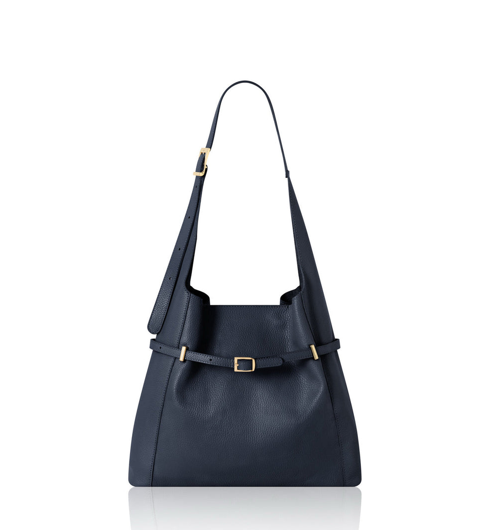 Leather Hobo Style Shoulder Bag