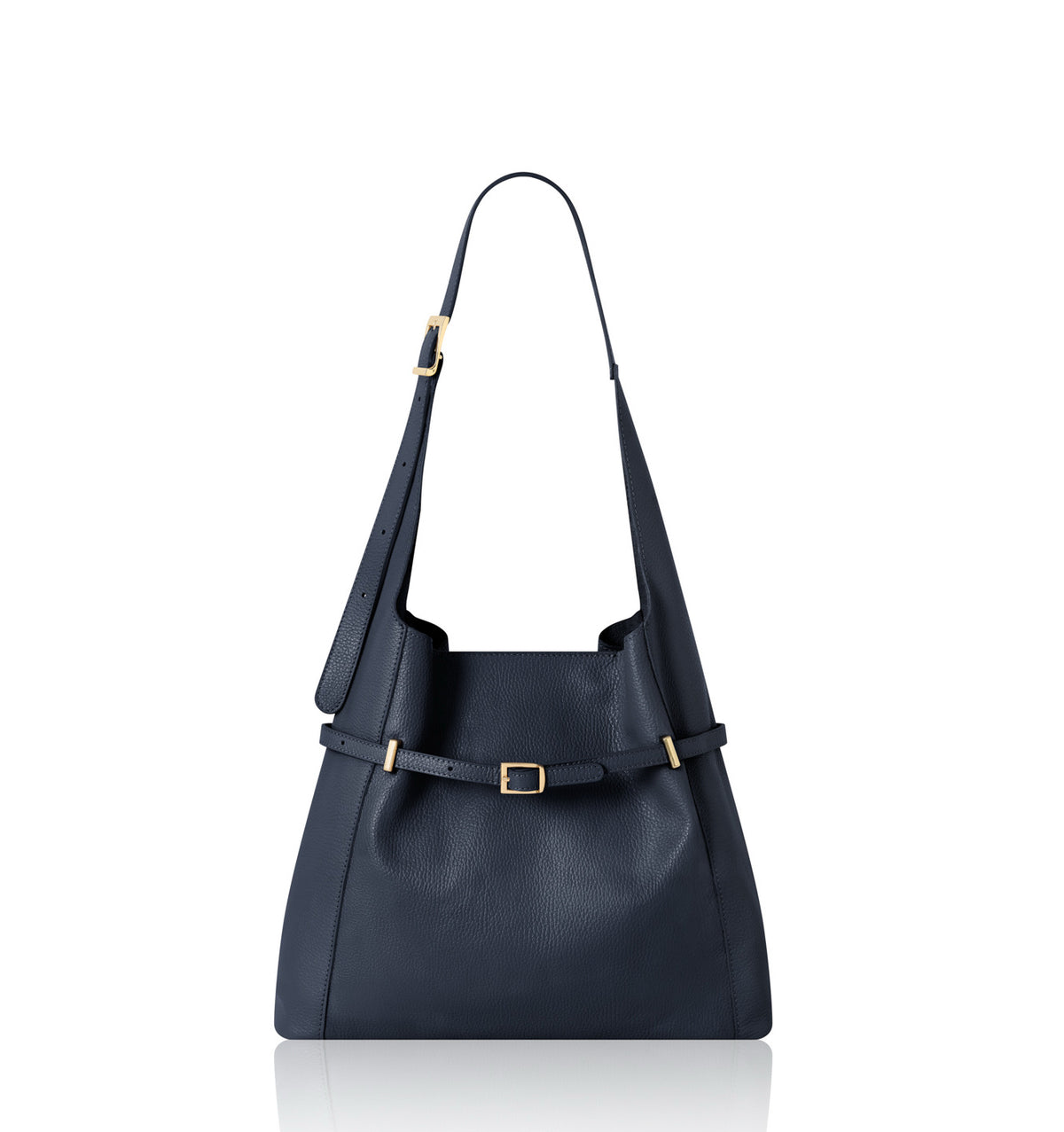 Leather Hobo Style Shoulder Bag