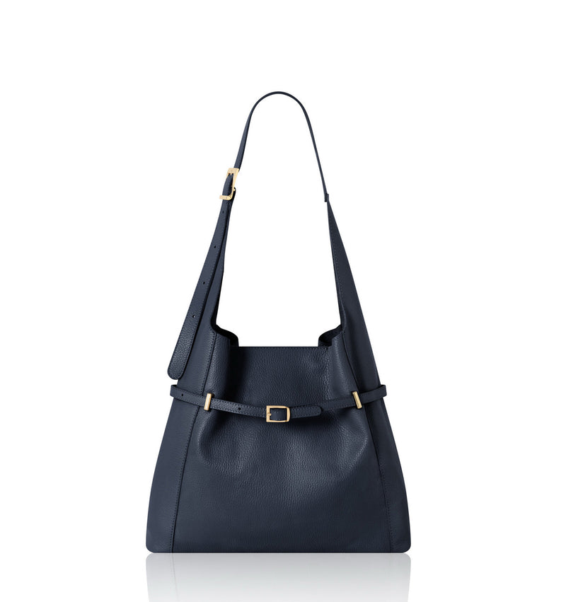 Leather Hobo Style Shoulder Bag