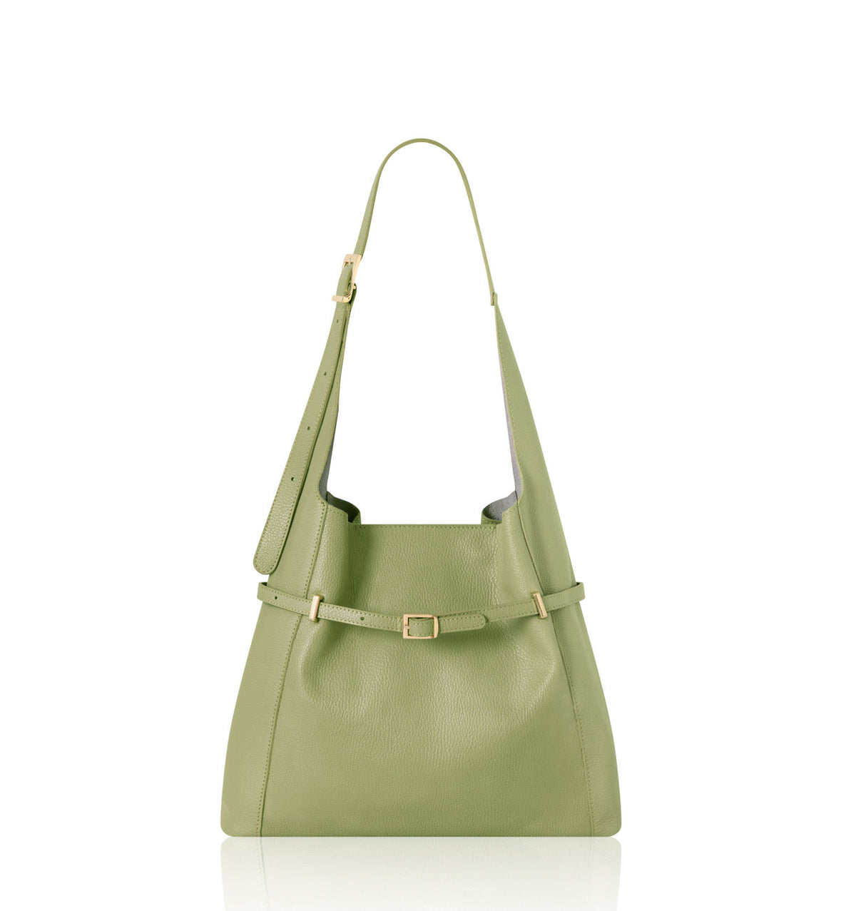 Leather Hobo Style Shoulder Bag