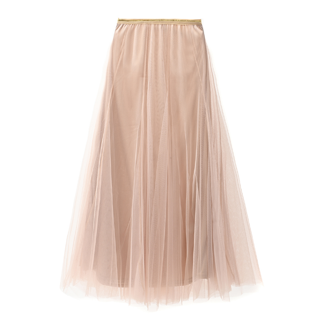 Tulle Skirt | Latte