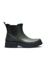 Lua Fur Lined Boot | Black & Khaki