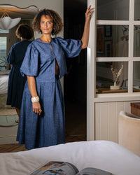 Gloria Skirt | Dark Denim