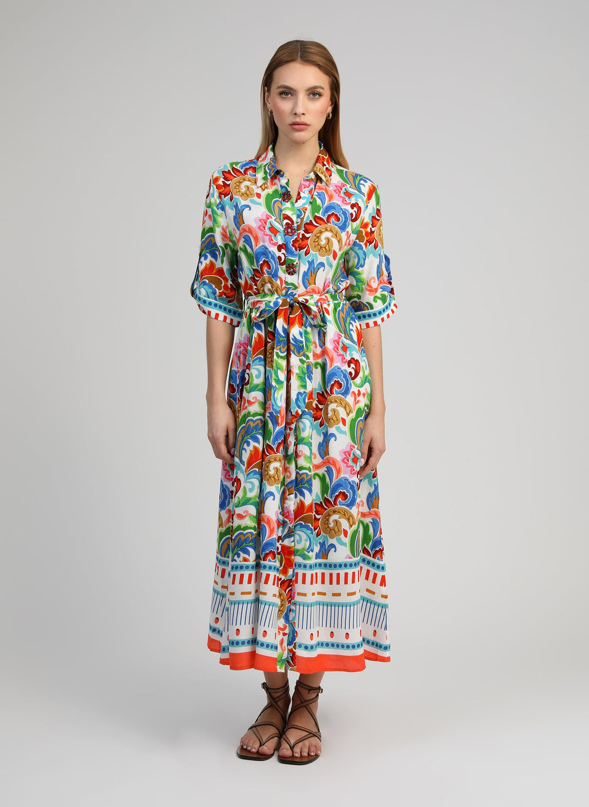 Ovintala Print Dress | Multi