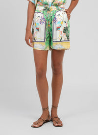 Rilvana Shorts | Greens