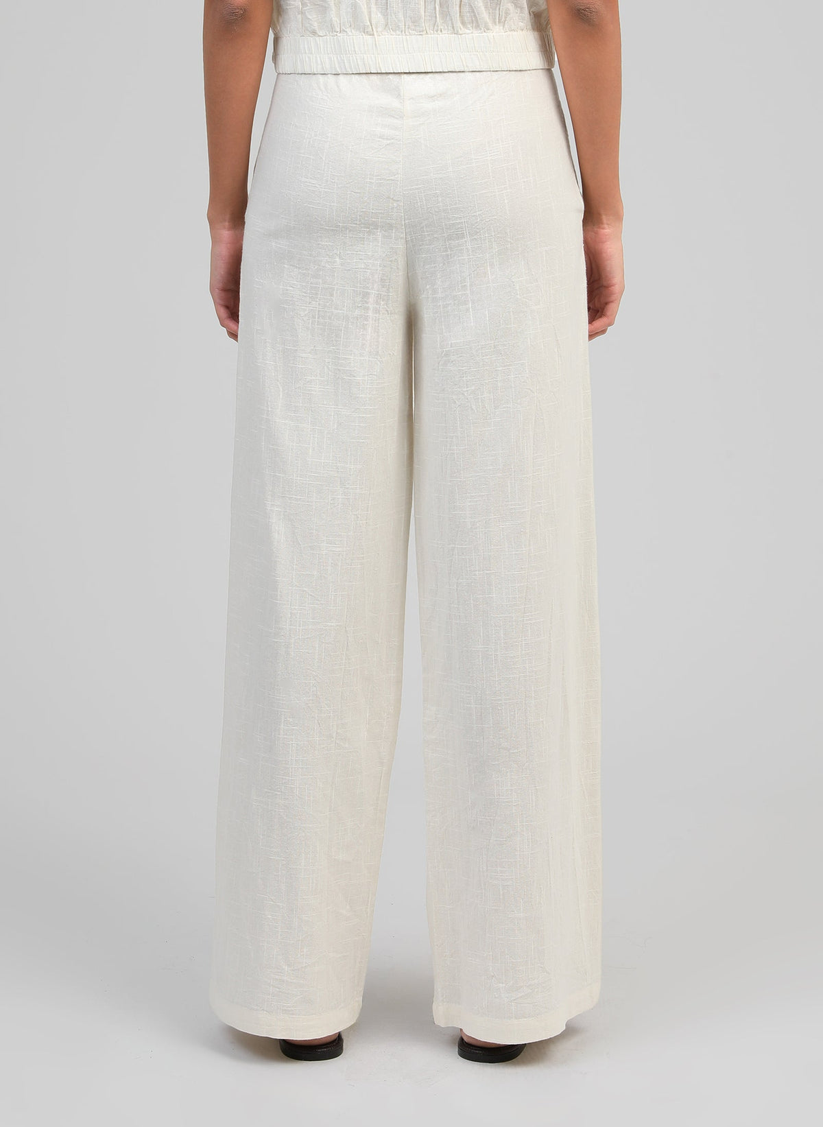 Rossalie Cotton Trousers | Ecru