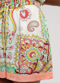 Rilvana Satin Shorts | Rose