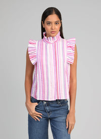 Selise Frill Top | Purples