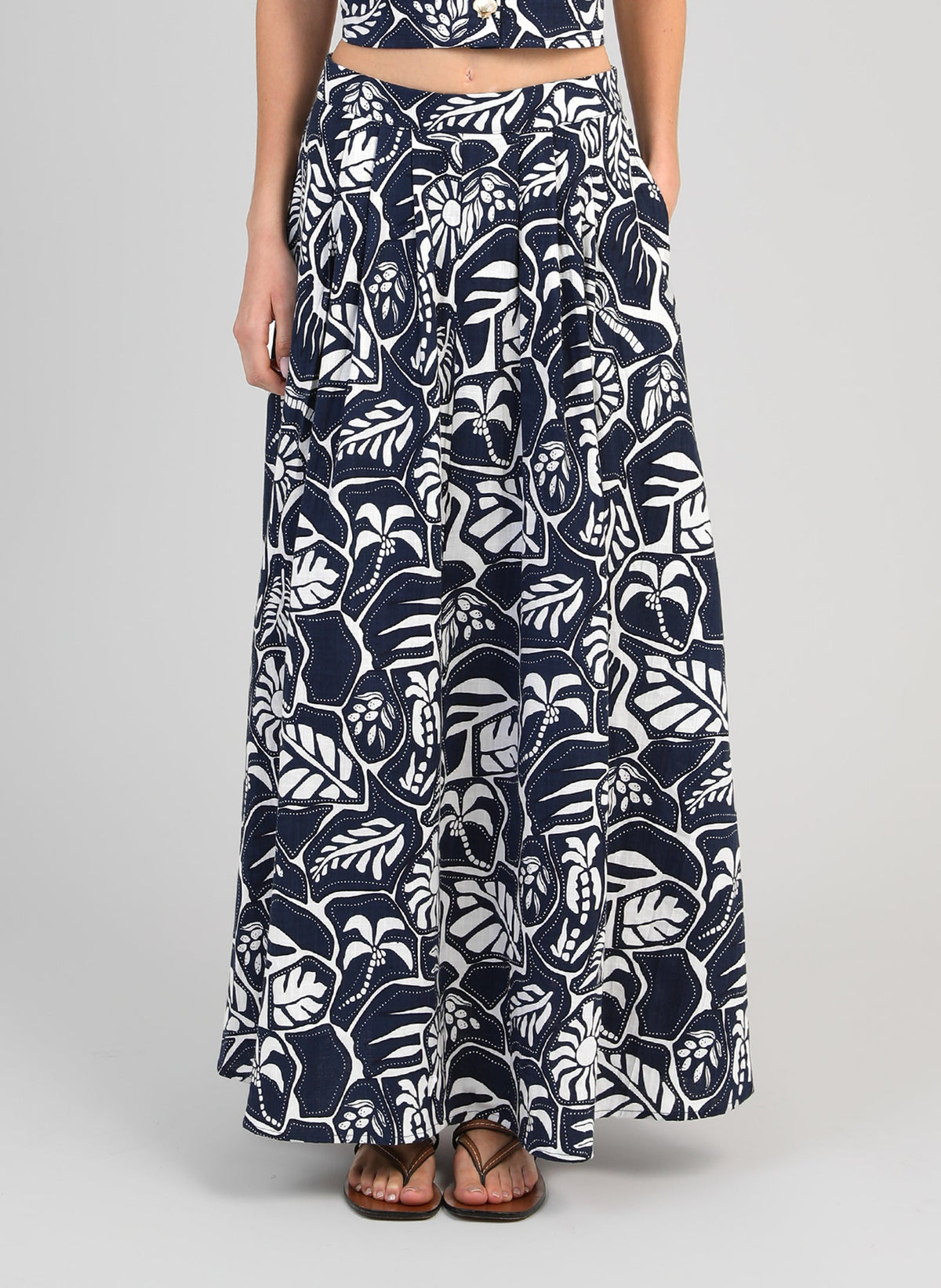 Ryshea Skirt | Blue Print