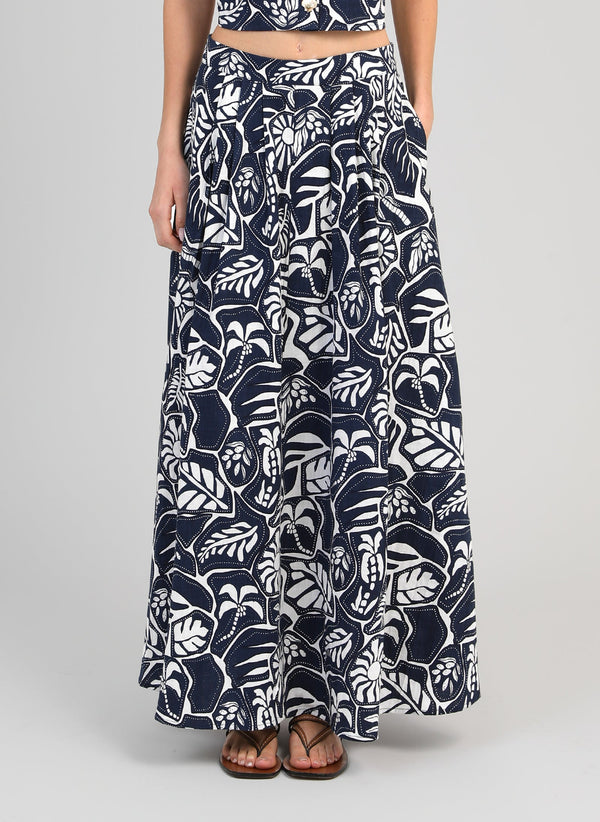 Ryshea Skirt | Blue Print