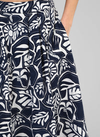 Ryshea Skirt | Blue Print