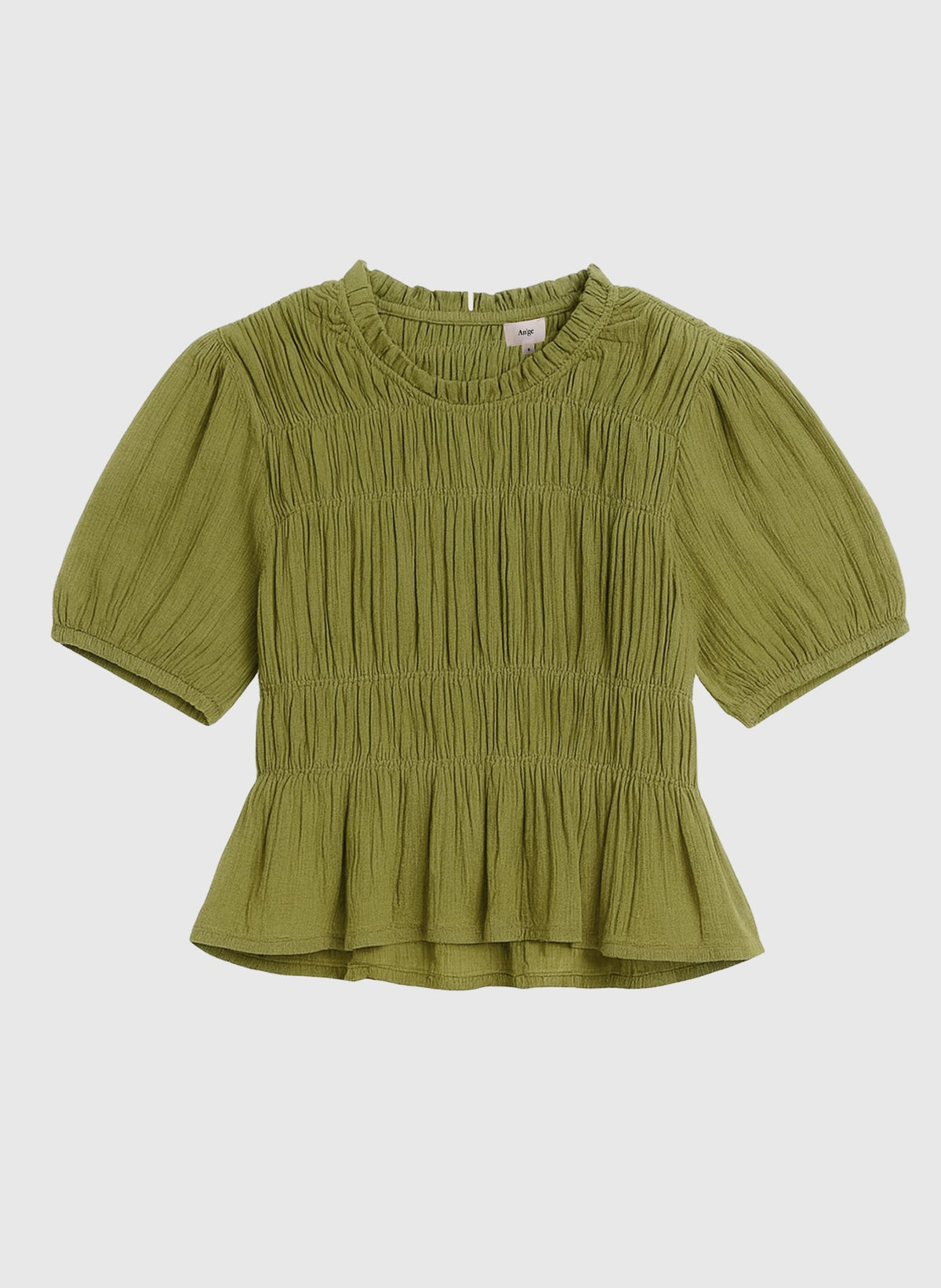Sizaya Ruched Blouse | Sage Green