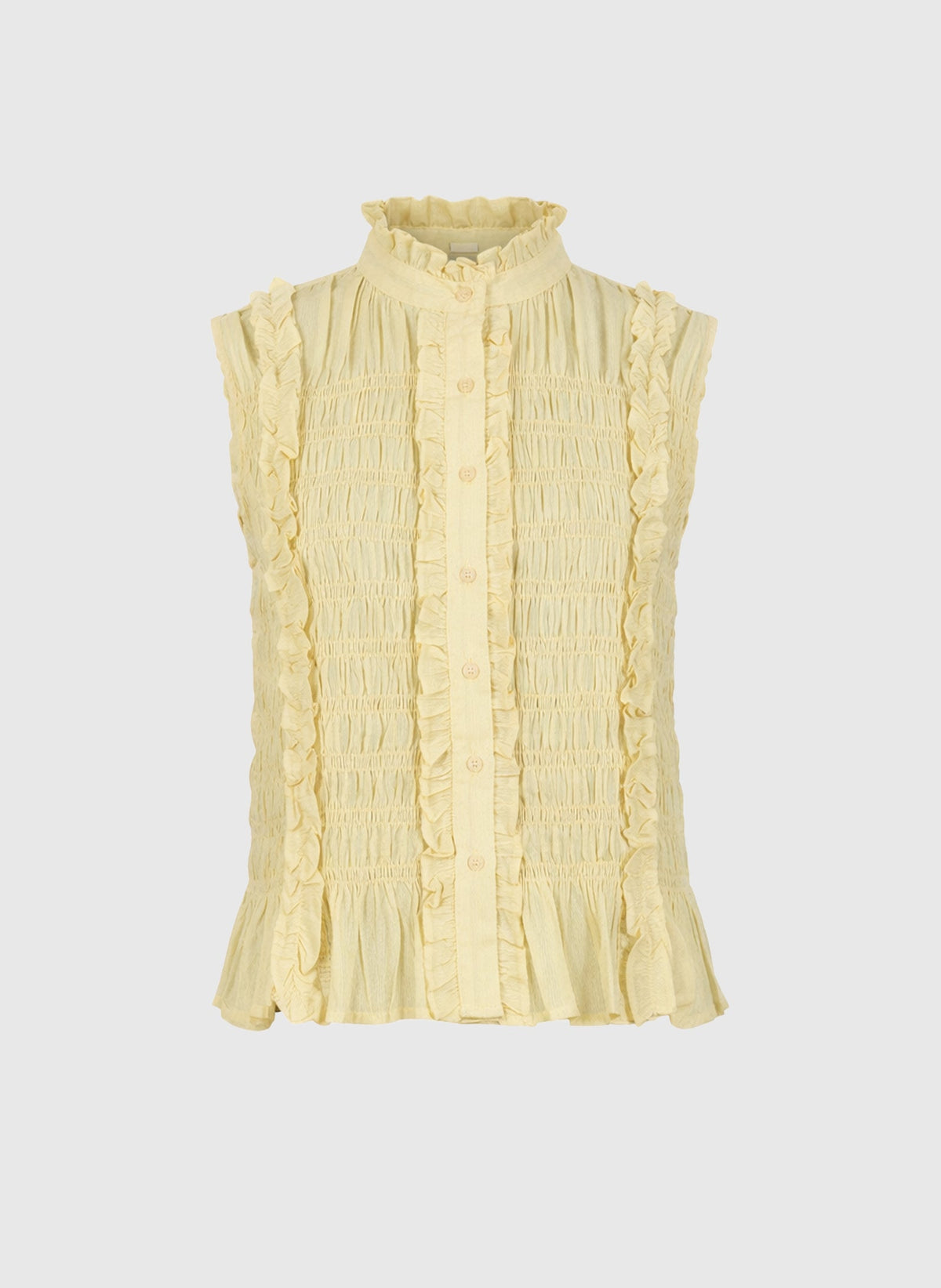 Sloane Sleeveless Shirt | Yellow