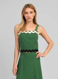 Soline Tank Top | Green