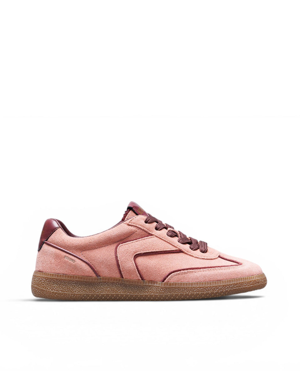 Sound Brume Trainers | Salmon & Bourdeaux