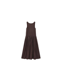 CUBIC Lyocell Solid Color Long Dress