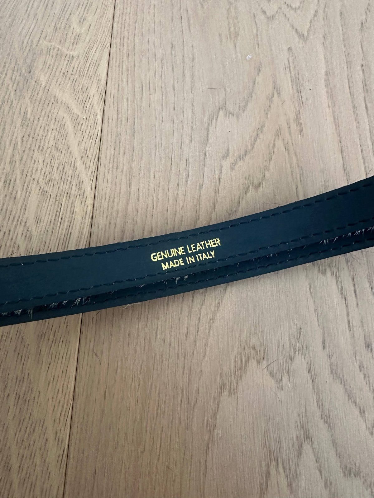 Cintura Leather Print Belt | Black & White Cow