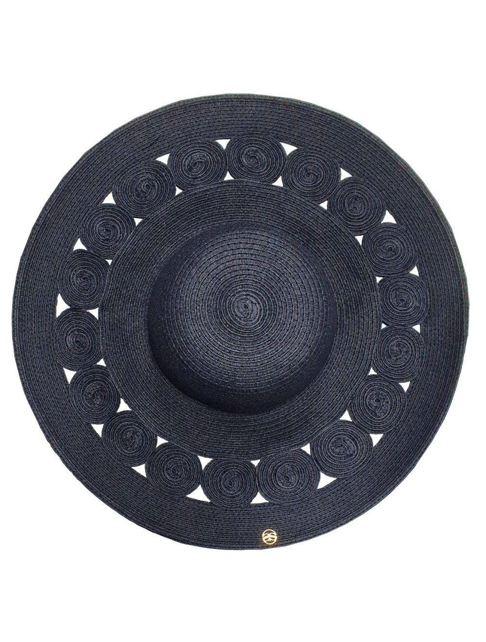 Cut Out Detail Sun Hat | Navy