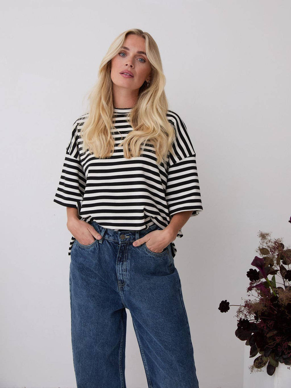 Premium Super Soft Stripe A-Line Tee