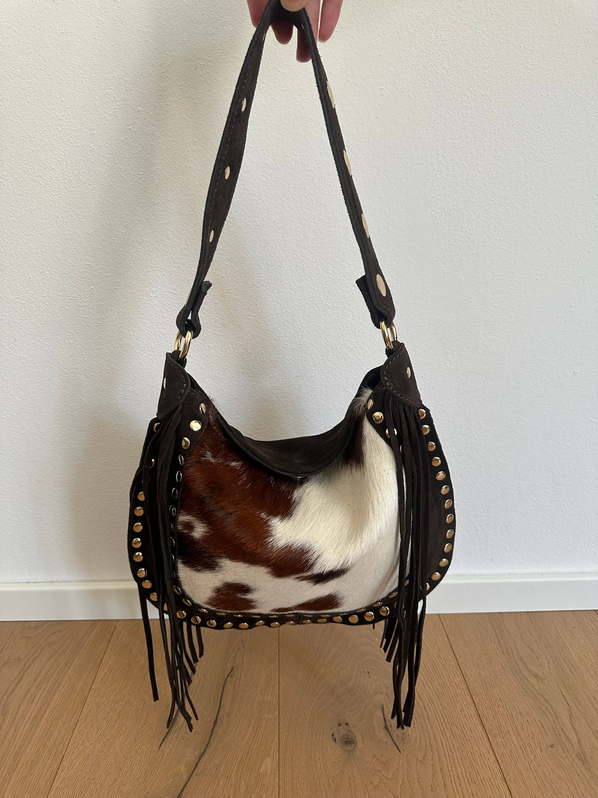 Daxy Shoulder Bag | Cow Print