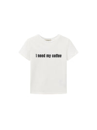 CUBIC 'need my coffee' T-Shirt