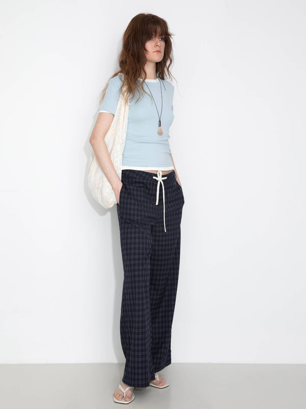 C BY CUBIC Crew Neck Short-Sleeve T-Shirt | Light Blue